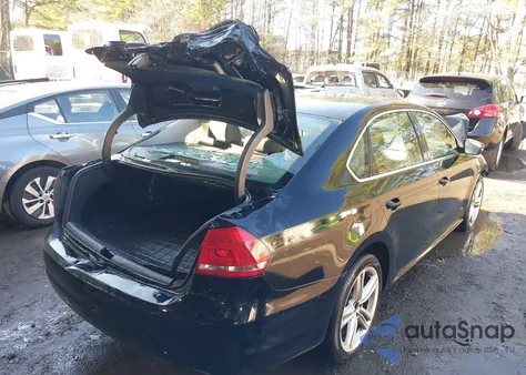 2013 Volkswagen Passat 2.5L Se from USA, damaged, VIN 1VWBP7A34DC099123